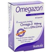 Health Aid Omegazon (Omega 3 Fish Oil) 60 Caps