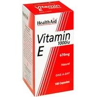 Health Aid Vitamin E 1000iu Natural 100 Caps