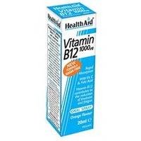 Health Aid Vitamin B12 (Cyanocobalamin) 1000ig 20ml Spray