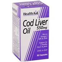 Health Aid Cod Liver Oil 90 x 550mg Caps