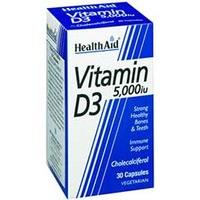 Health Aid Vitamin D3 30 x 5000iu VCaps