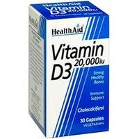 Health Aid Vitamin D3 30 x 20000iu VCaps