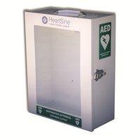 heartsine defibrillator indoor wall cabinet with or without alarm