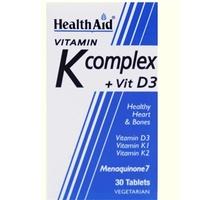 HealthAid Vitamin K Complex + Vit D3