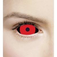 Hellish Black & Red 1 Year Sclera Coloured Contact Lenses (MesmerEyez Xtreme)