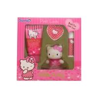 Hello Kitty Pink Love Gift Set 50ml Body Lotion + 20g Bath Fizzer + 4.5g Lip Balm