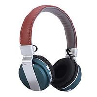 Headset Wireless Foldable Folding Stereo Headphones with Noise Cancelation Microphone Rechargeable Li-ion Battery