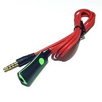 headphone cable with mic remote control talk 35mm male to male stereo  ...