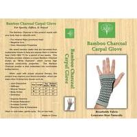 Healing Bamboo Bamboo Charcoal Carpal Glove, Medium