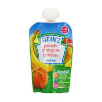 Heinz Fruit Pouch 4months+ Peach Mango & Banana