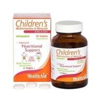 HealthAid Children\'s MultiVitamin + Mine 30 Tablet (1 x 30 tablet)