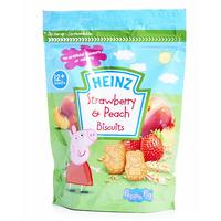 heinz eat play strawberry and peach biscuits