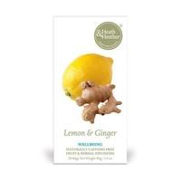 heath heather organic lemon ginger tea 20bag 1 x 20bag