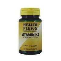 Health Plus Vitamin K2 100ug 60 tablet (1 x 60 tablet)