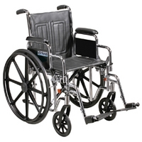Heavy Duty 20inch Self Propel Bariatric Wheelchair With Desk Arms