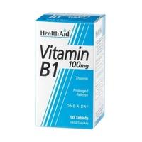 HealthAid Vitamin B1 (Thiamin) 100mg 90 Tablet (1 x 90 tablet)
