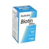 health aid biotin 800ug 30 tablet 1 x 30 tablet