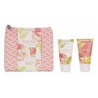 heathcote ivory blush rose cosmetic pouch