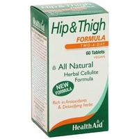 HealthAid Hip & Thigh Formula - Antioxidants & Detoxifying Herbs - 60 Vegan Tablets
