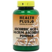 Health Plus Ascorbic Acid & Calcium Ascorbate Powder Vitamin C Supplement - 250g