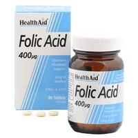 HealthAid Folic Acid 400&#181;g 90 tablets