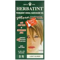 Herbatint Permanent Herbal Haircolour Gel 8N Light Blonde - 135 ml - Pack of 4 by HERBATINT