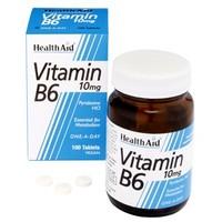 HealthAid Vitamin B6 (Pyridoxine HCl) 10mg 100 tablets