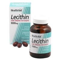 HealthAid Lecithin 1000mg + Natural Vitamin E 45iu + CoQ 10 10mg 30 Caps