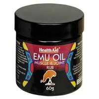 HealthAid Emu Oil Muscle &amp; Joint Rub Cream 60g