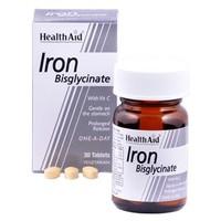 HealthAid Iron Bisglycinate (Iron with Vitamin C) 30 tablets