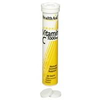 HealthAid Vitamin C 1000mg - Effervescent (Lemon Flavour) 20 tablets