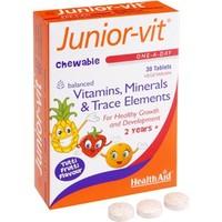HealthAid Junior-vit - Chewable (Tutti-fruity Flavour) (Age 2 plus) 30 tablets