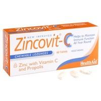 HealthAid Zincovit C (Vitamin C, Zinc, Propolis) Blister Pack 60 tablets