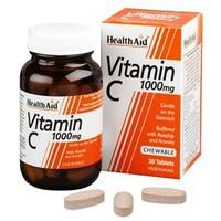 HealthAid Vitamin C 1000mg - Chewable (Orange Flavour) 30 tablets
