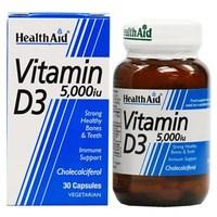 healthaid vitamin d3 5000iu vegicaps 30 vegicaps