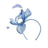 Headband Fascinator with Spotted Mesh