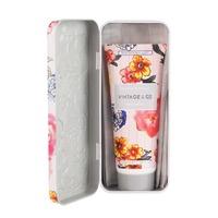 Heathcote & Ivory Vintage & Co. Patterns & Petals Hand Cream in Tin