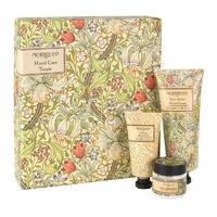 Heathcote & Ivory Morris & Co. Golden Lily Hand Care Treats with Hand Cream, Hand Scrub &...