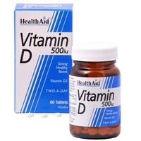 healthaid vitamin d 500iu tablets