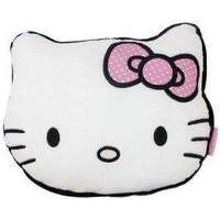 hello kitty pink bow shaped cushion homeware