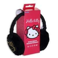 Hello Kitty Fur Earmuffs Black