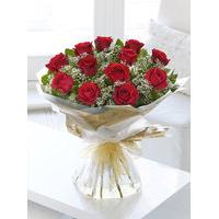 Heavenly Red Rose Hand-tied