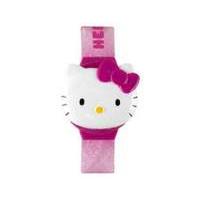 Hello Kitty Face Flip-top Lcd Watch With Glitter Strap Zr25187