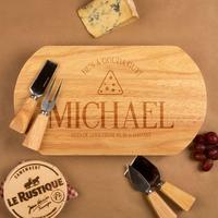 He is a Gouda Guy Customised Oval Cheeseboard