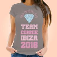 here come the girls personalised hen do t shirt