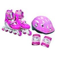 hello kitty inline roller skates set