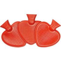 Heart Hot Water Bottles (3), Rubber