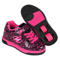 Heelys X2 Dual Up - Black/Hot Pink/Graphic