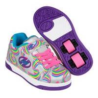 Heelys X2 Dual Up - Silver/Purple/Rainbow