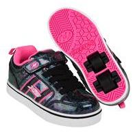 Heelys Bolt Plus Light Up - Black Hologram/Pink